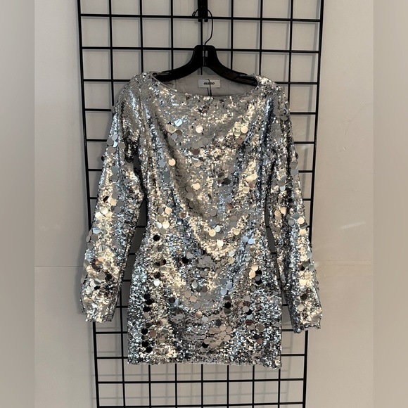 Danielle Guizio Paillette Sequin Mini Dress - Picture 10 of 11